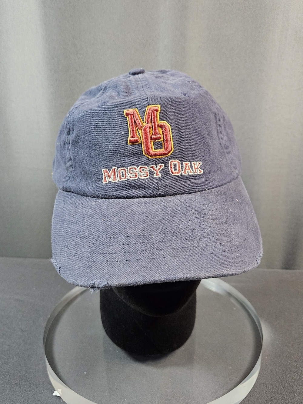 Mossy Oak Men's Navy Embroidered Baseball Cap